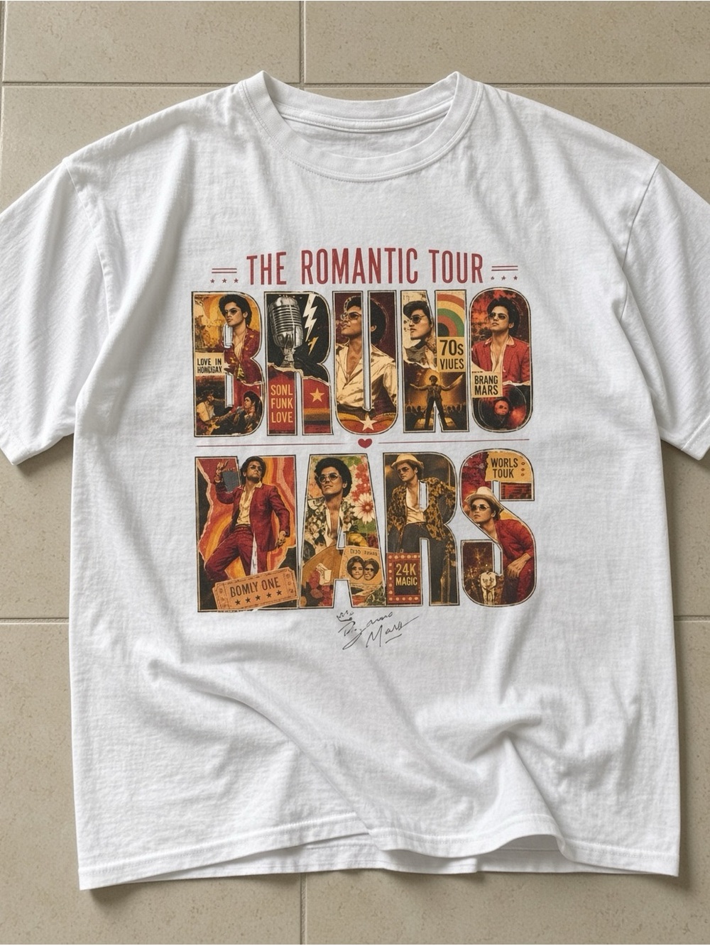 The Romantic Tour Tour 2026 Tee - White